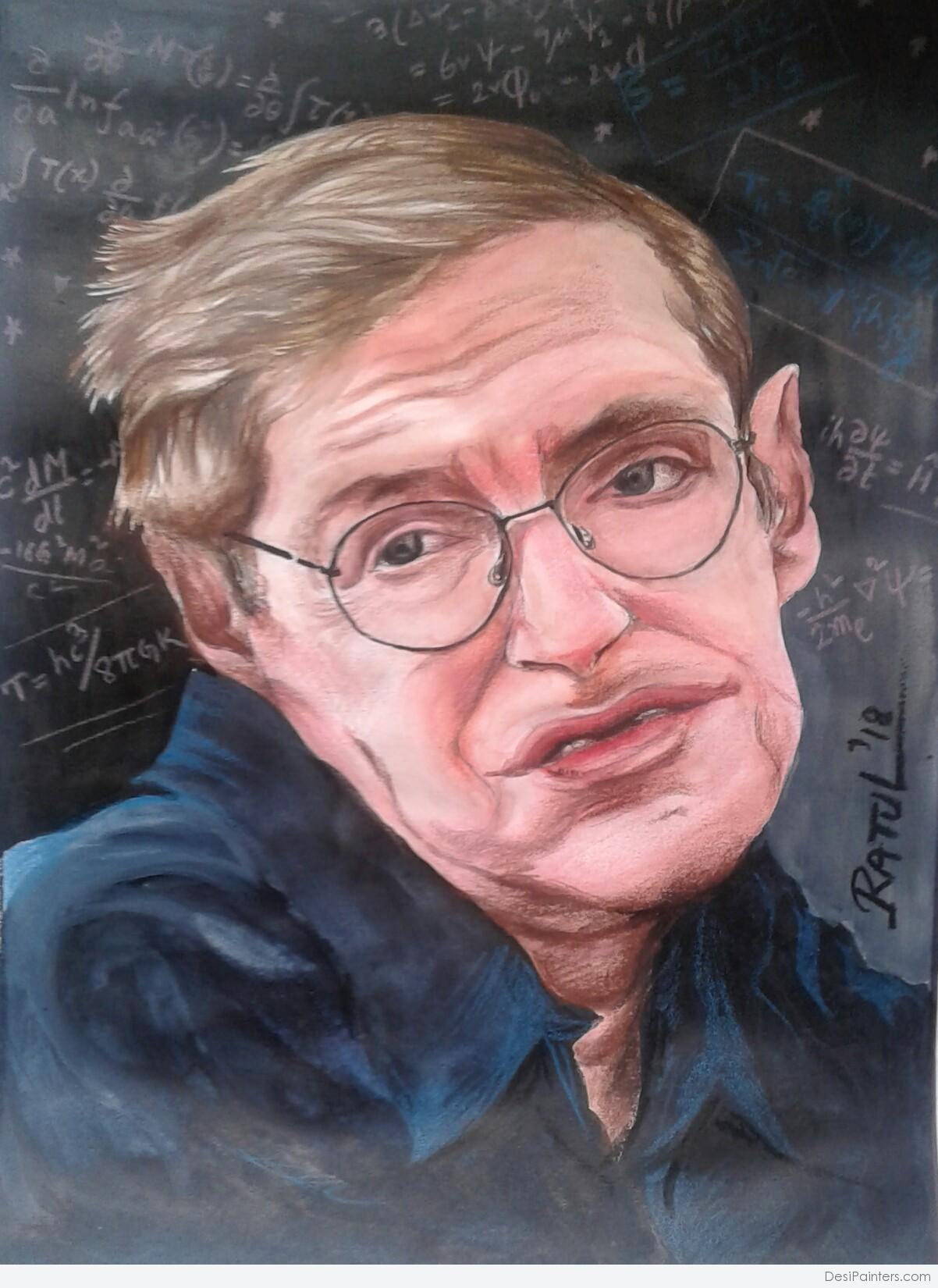বিজ্ঞানের বিস্ময় স্টিফেন হকিং- A Short Life Sketch of Stephen Hawking  (Bengali) | Exotic India Art