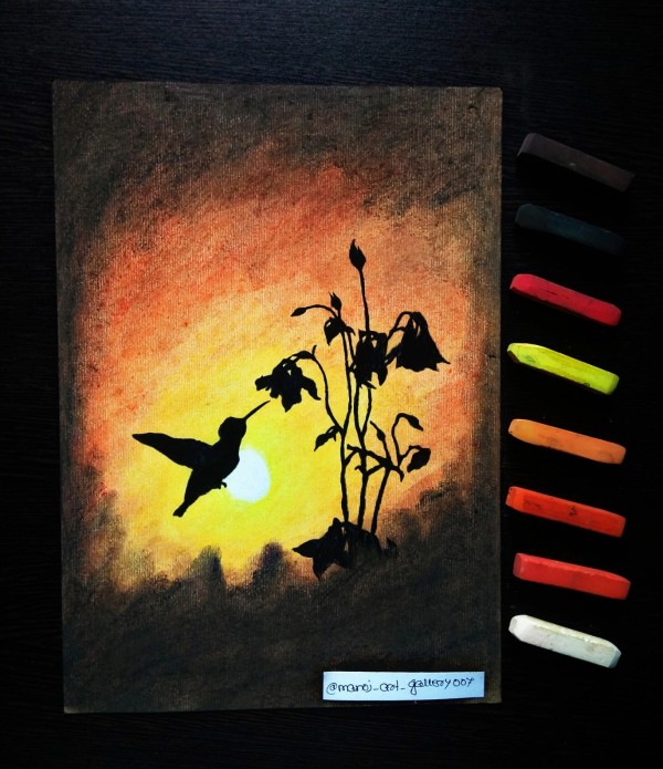 Beautiful Pastel Painting Art By Manoj Kumar Naik - DesiPainters.com