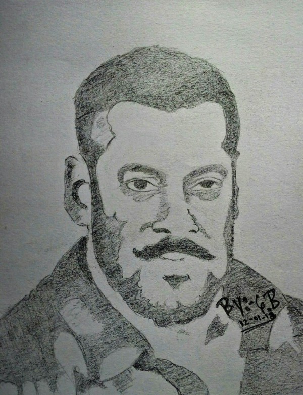 Pencil Sketch Salman Khan Art By Gaurav Baghel - DesiPainters.com