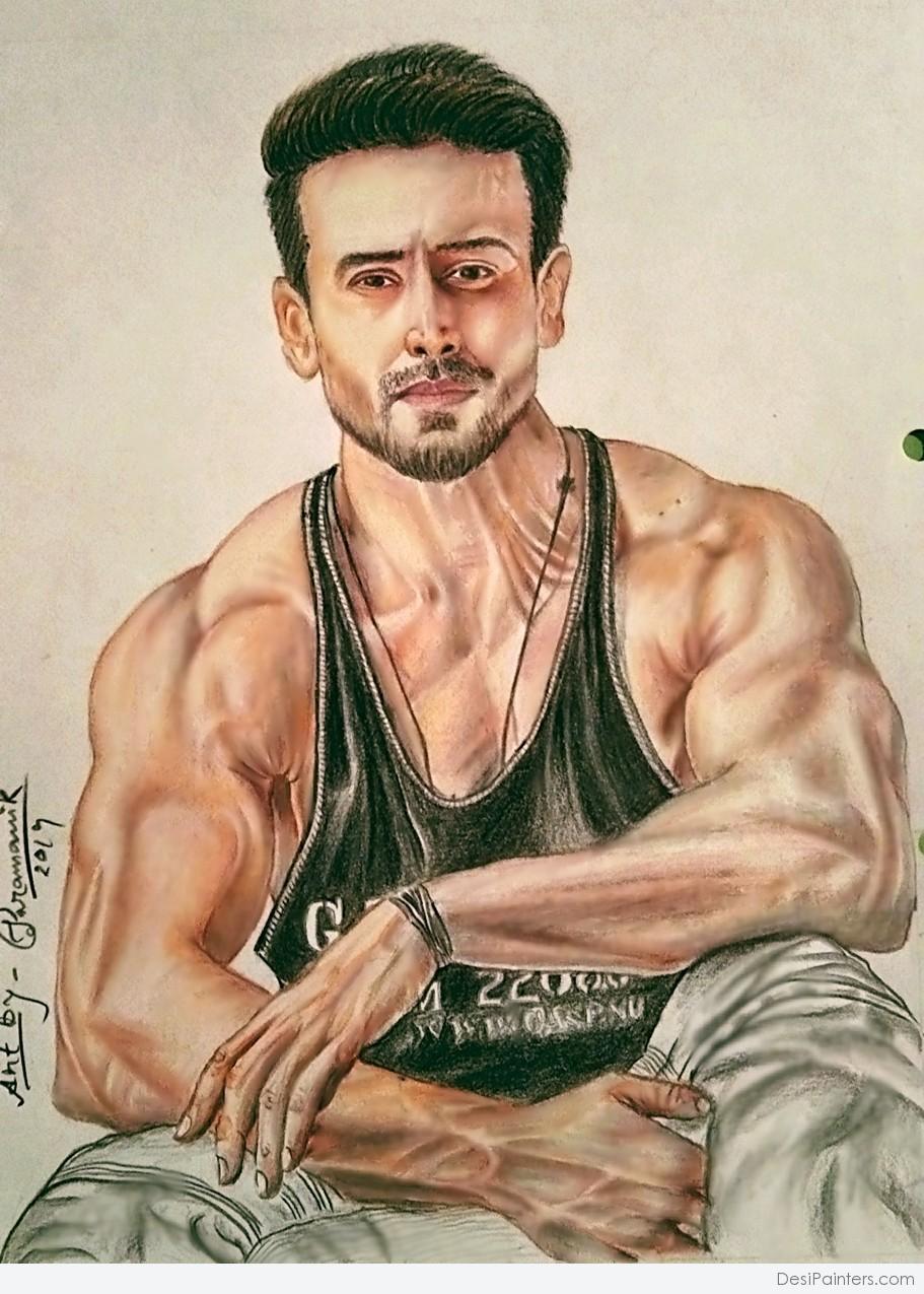 How to Draw Tiger Shroff step by step 2020 | Drawing Tiger Shroff / 