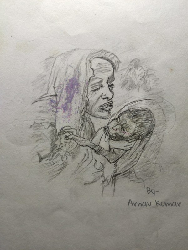 Great Pencil Sketch Art By Arnav Kumar - DesiPainters.com
