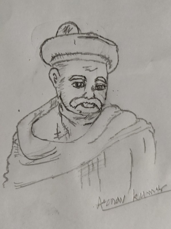 Pencil Sketch Of Bal Gangadhar Tilak - DesiPainters.com