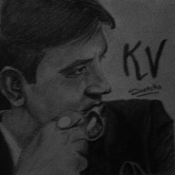 Awesome Pencil Sketch Of Dr Kumar Vishwas - DesiPainters.com