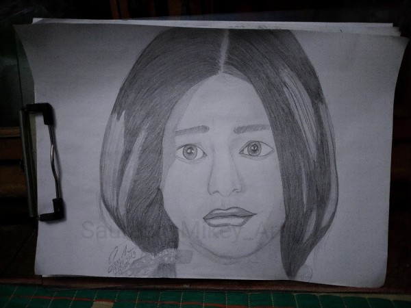 Amazing Pencil Sketch Of Actress Mayuri Kango - DesiPainters.com