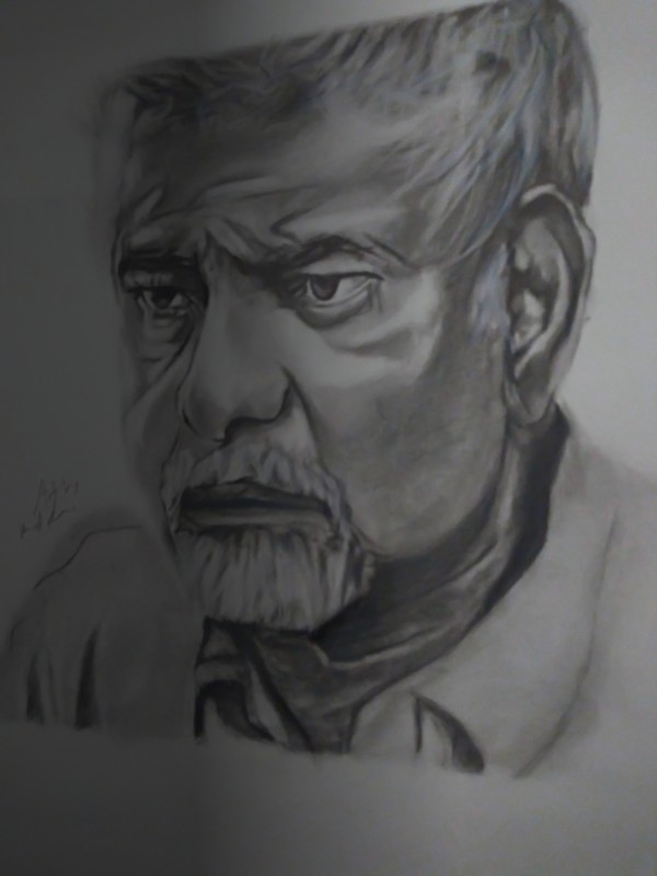 Great Pencil Sketch Of Bollywood Actor Sanjay Mishra - DesiPainters.com