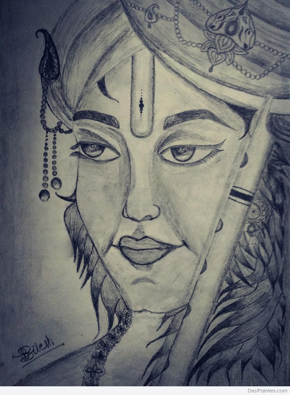Lord Shiva, pencil sketch Drawing by Bhagyashree Sagar | Saatchi Art