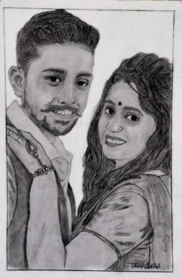 Pencil Sketch Art By Paresh Lokhil - DesiPainters.com