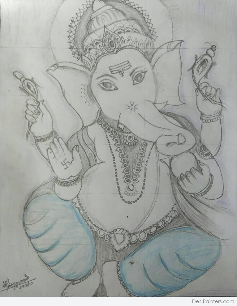 Yo Yo Drawing Academy - this is very cute drawing of ganpati bappa . plz  visit my youtube section to watch this cute drawing of ganesh ji. | Facebook