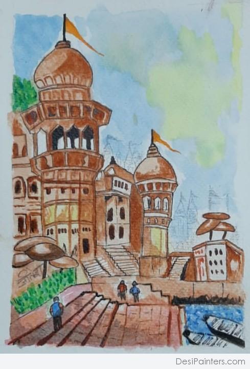 Awesome Watercolor Painting Art By Jeetesh Kumar Amrohit - DesiPainters.com