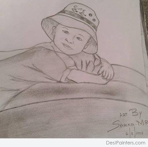 Cute Baby - DesiPainters.com