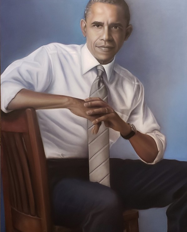 The Portrait of Barack Obama - DesiPainters.com