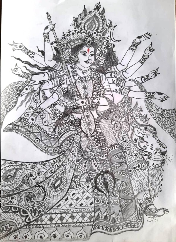 Sree Khalimatha - DesiPainters.com