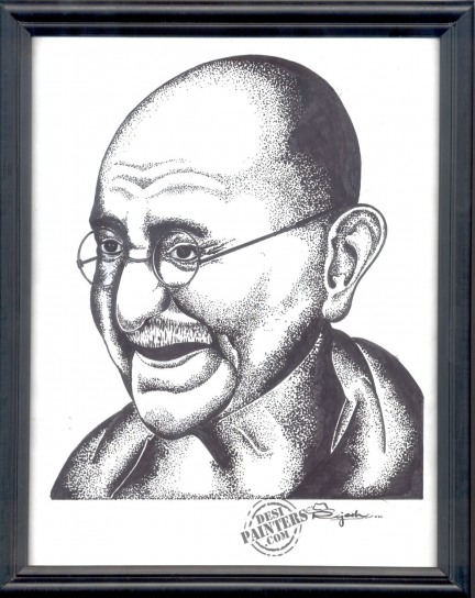 Mahatma Gandhi - DesiPainters.com