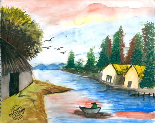 In The Lap Of Nature - DesiPainters.com