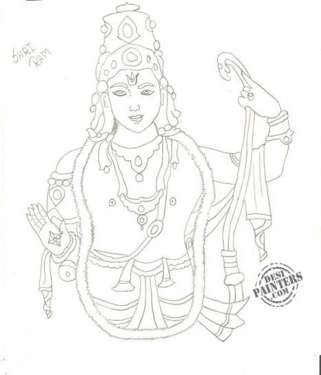 Shri Rama - DesiPainters.com