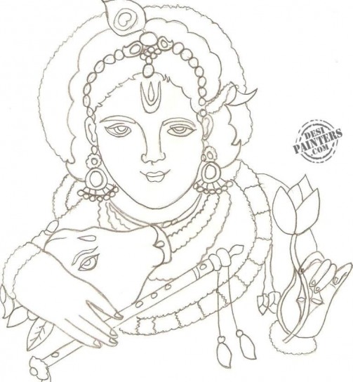 Krishna - DesiPainters.com