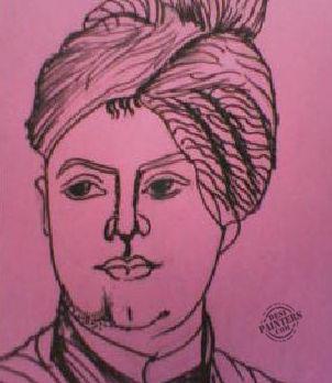 Vivekanandar - DesiPainters.com