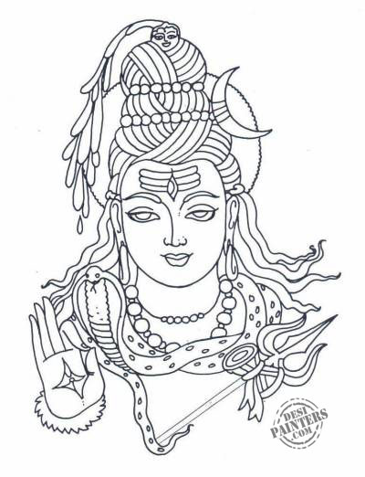 Lord Shiva - DesiPainters.com