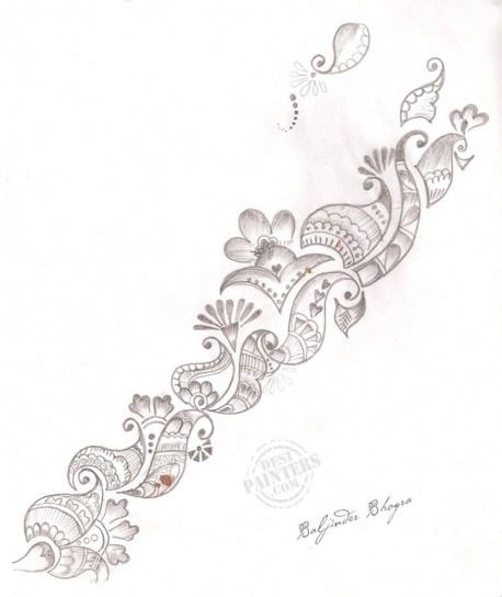 Mehndi Design Sample - DesiPainters.com