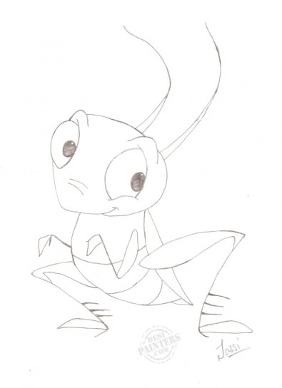 grasshopper cartoon