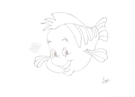 Flounder - DesiPainters.com