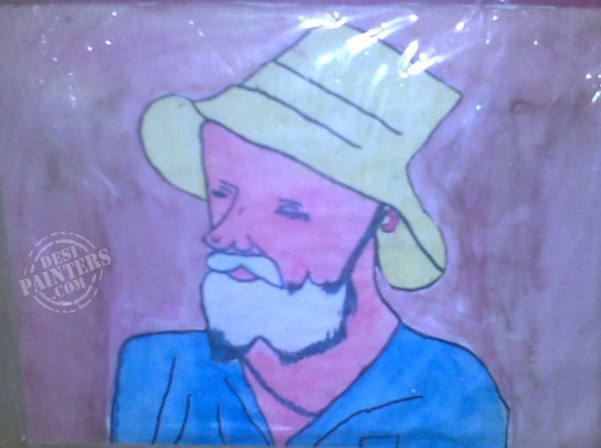 Old Man - DesiPainters.com