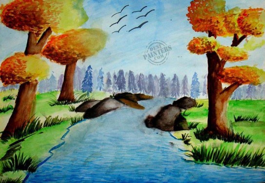 Beautiful Landscape - DesiPainters.com