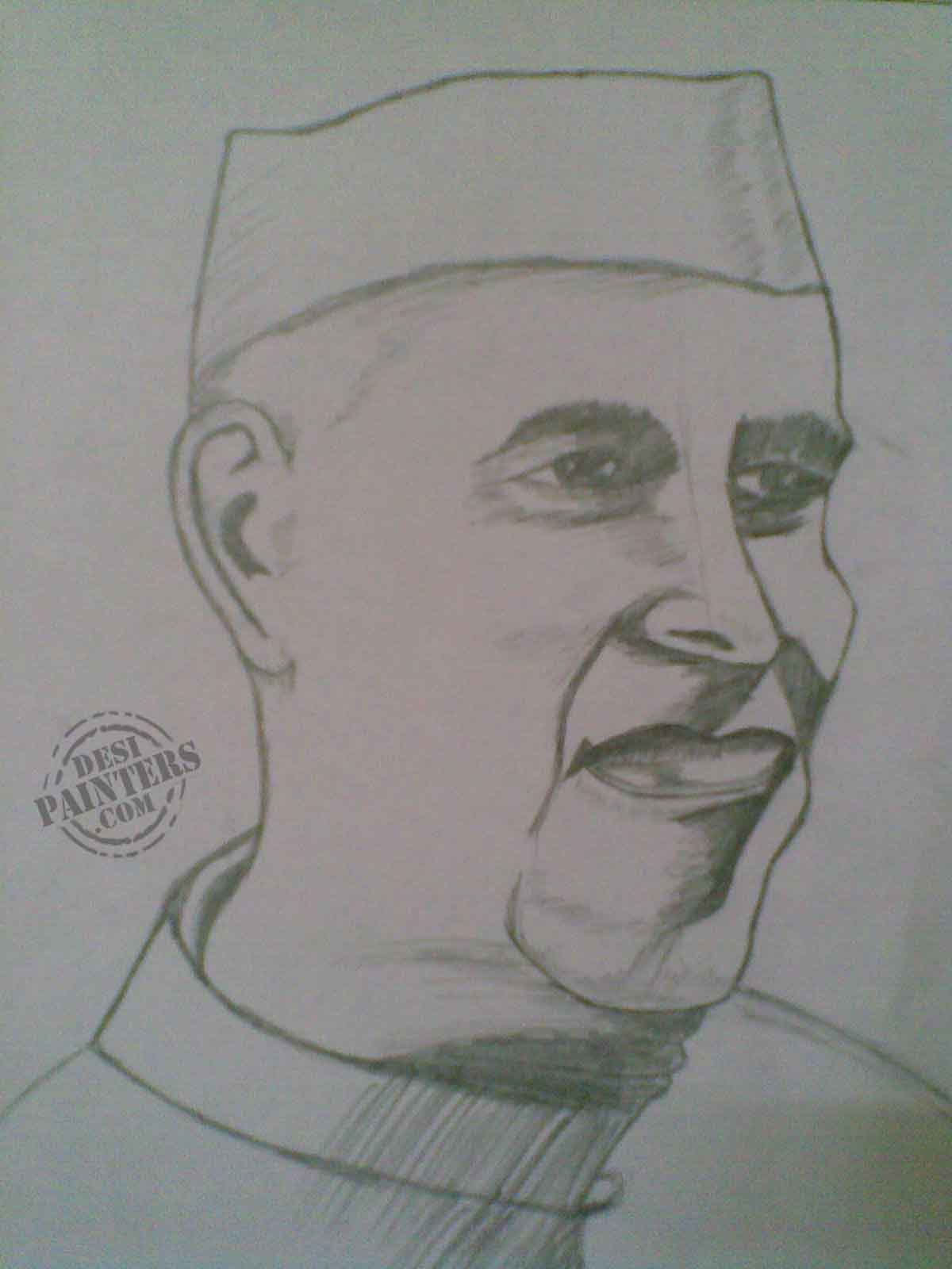 Sketch of Pandit Jawaharlal Nehru | Children's Day Special | Bal Diwas  Drawing | ChaCha Nehru. | #ChildrensDay #PanditJawaharlalNehru #ChachaNehru  #Drawing #Sketch | By Learn Easy Sketches & Art | Don't.