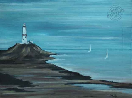 Mumble Lighthouse - DesiPainters.com