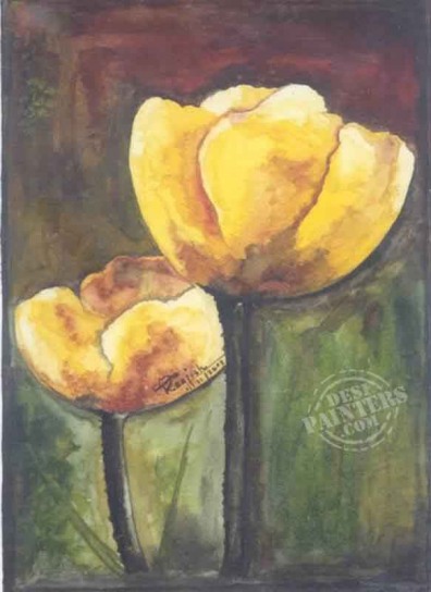 Tulips - DesiPainters.com