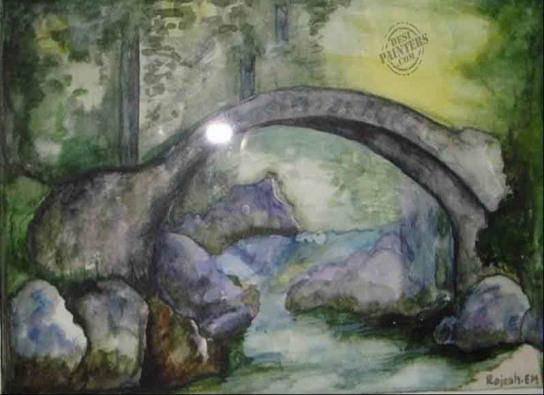 Stone Bridge - DesiPainters.com