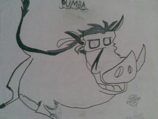 Pumba - DesiPainters.com