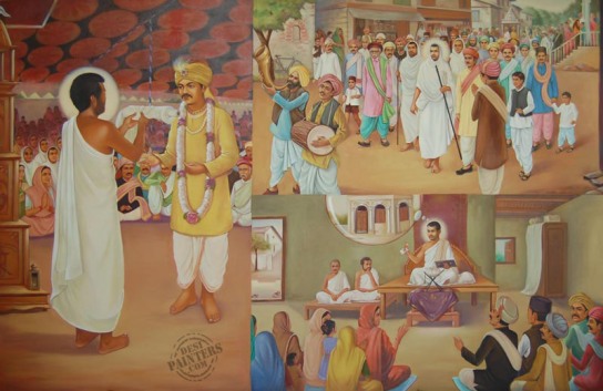 Life Of Jain Maharaj Shaheb - DesiPainters.com