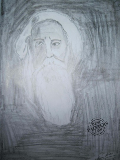 Rabindranadh Tagore - DesiPainters.com