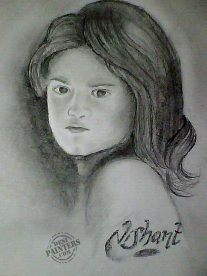 Little Girl - DesiPainters.com