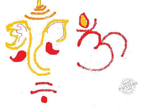 Lord Ganesha - DesiPainters.com