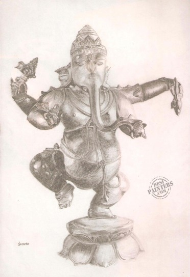 Lord Ganesha…. - DesiPainters.com