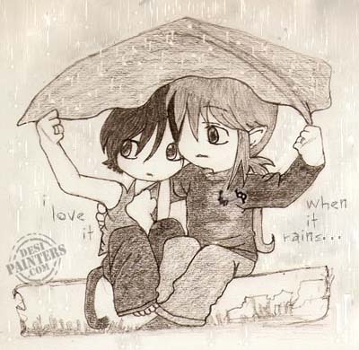 Boy And Girl... In Rain