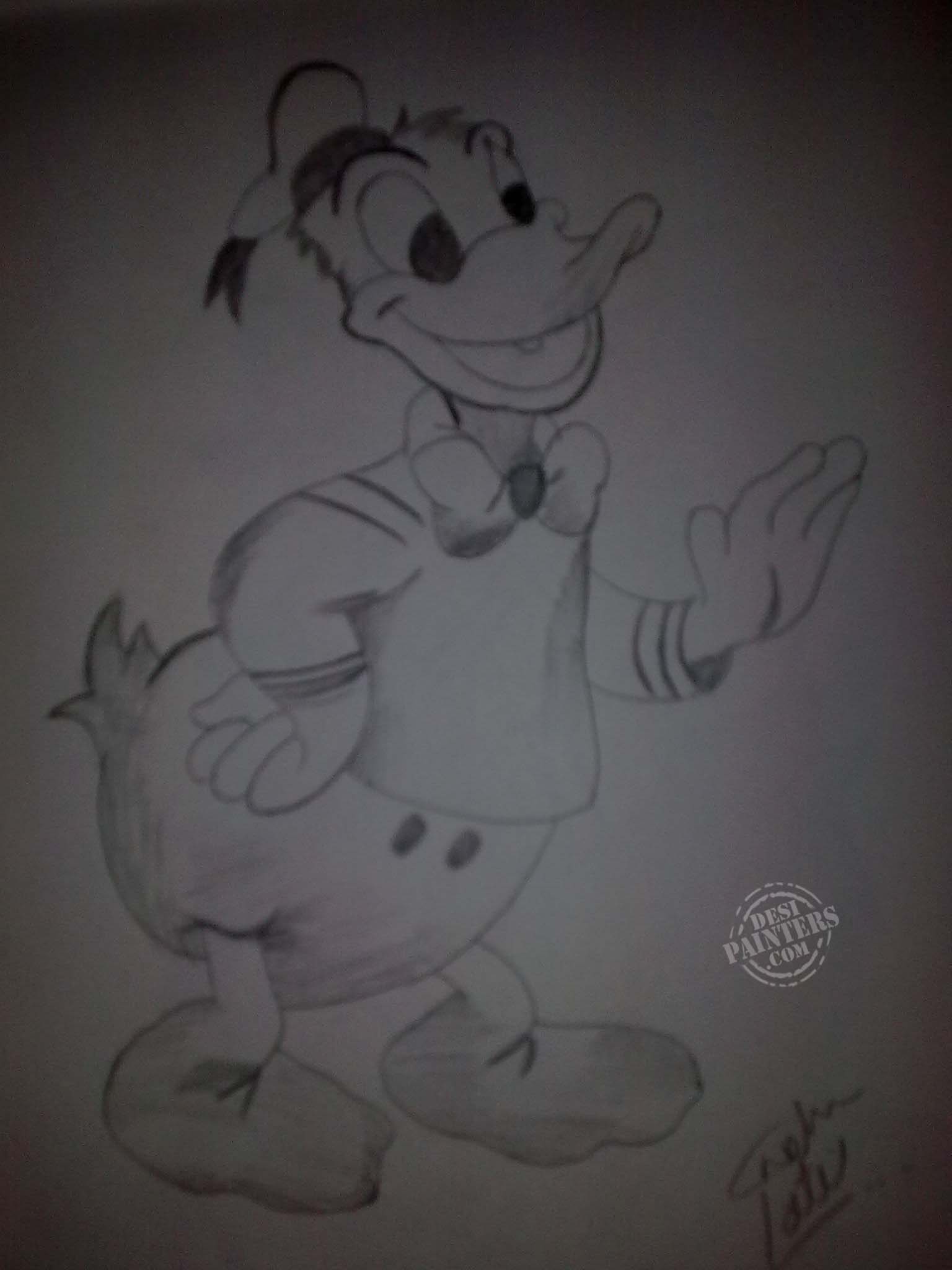Donald Duck - Donald Duck Daisy Duck Mickey Mouse Drawing PNG - donald duck,  art, artwork, beak, bird | Mickey mouse drawings, Cute disney drawings, Baby  disney