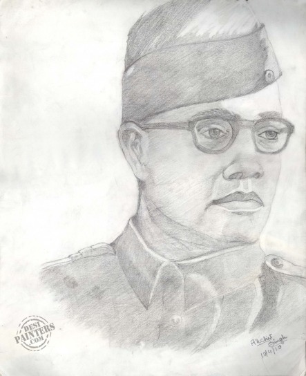 Netaji - DesiPainters.com