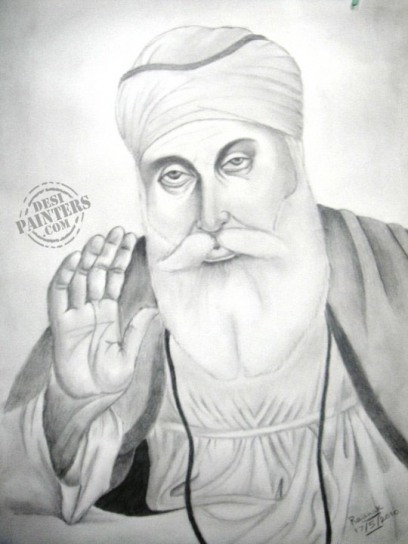 Guru Nanak Dev Ji - DesiPainters.com