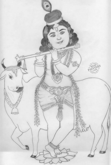 Lord Krishna - DesiPainters.com