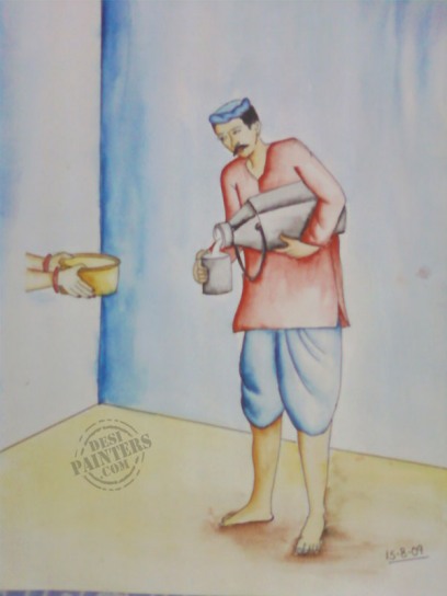 Milkman - DesiPainters.com