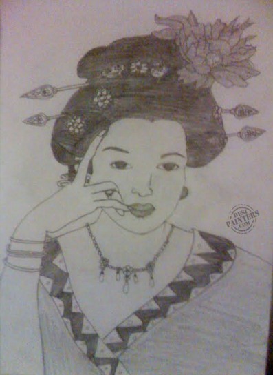 Chinese Girl - DesiPainters.com
