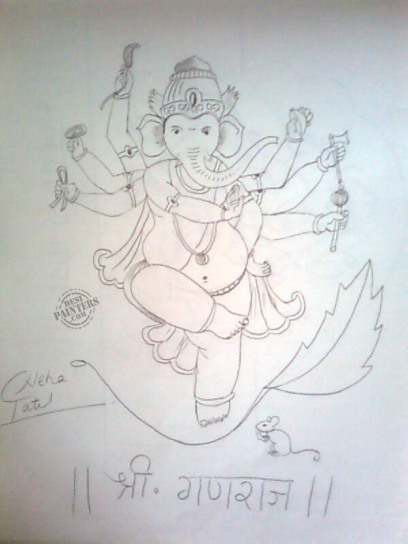 Lord Ganesha - DesiPainters.com