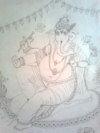 Lord Ganesha - DesiPainters.com