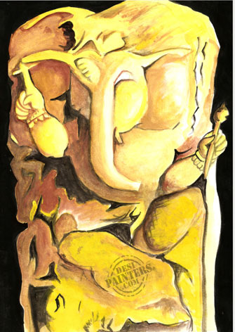 Jai Ganesha!!! - DesiPainters.com