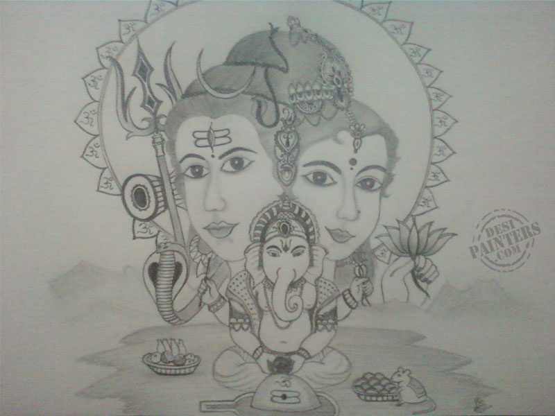 Featured image of post Easy Lord Shiva Pencil Sketch - 10+ best for drawing lord shiva easy drawings of god shiva.