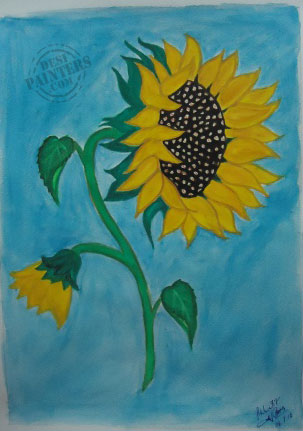 Sunflower - DesiPainters.com