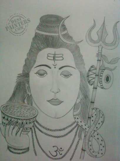 Lord Shiva - DesiPainters.com